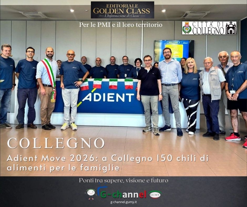 Adient Move 2026: a Collegno 150 chili di alimenti per le famiglie